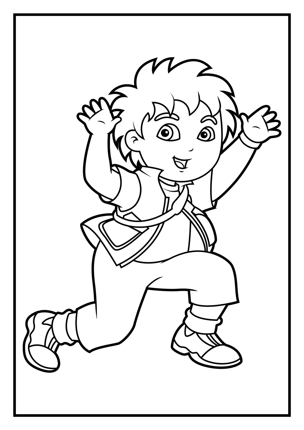 Printable Diego Coloring Pages - Printable Word Searches