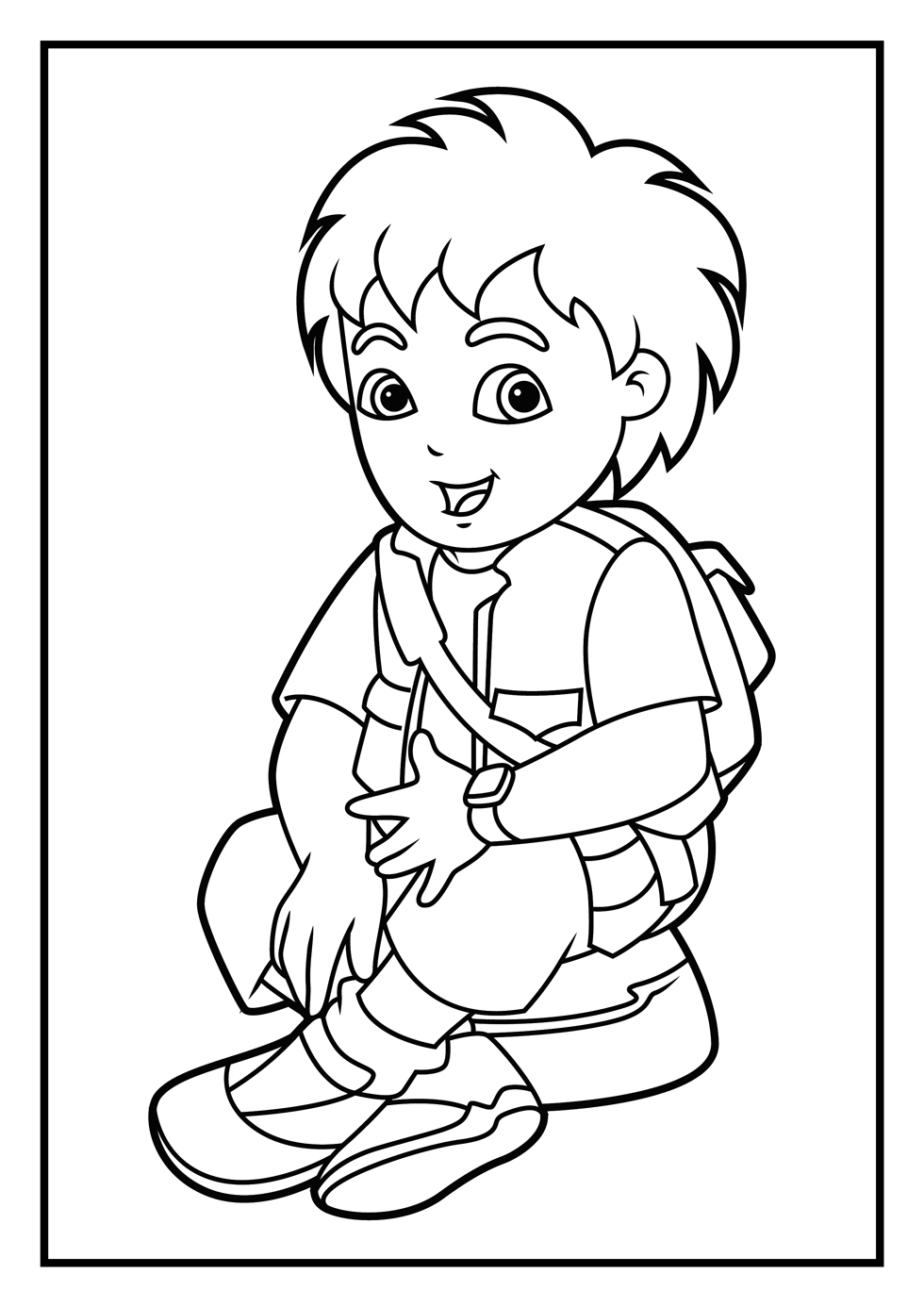 Dora Coloring Pages | Diego Coloring Pages
